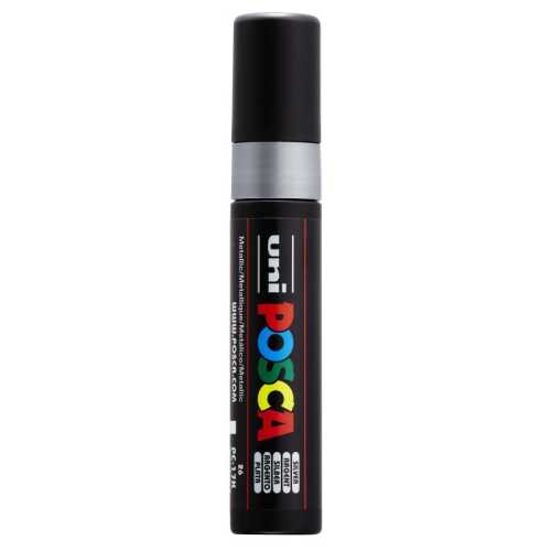 PC-17K Paint Marker, Extra Broad Tip (15 mm), Silver