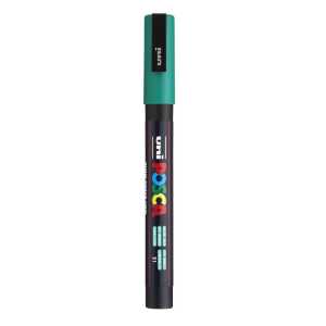 PC-3M Paint Marker, Fine Bullet Tip (0.9-1.3 mm), Emerald Green