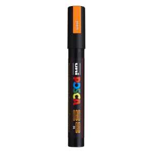 PC-5M Paint Markers, Medium Bullet Tip (1.8-2.5 mm), Fluorescent Orange