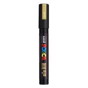 PC-5M Paint Markers, Medium Bullet Tip (1.8-2.5 mm), Gold