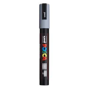 PC-5M Paint Markers, Medium Bullet Tip (1.8-2.5 mm), Grey