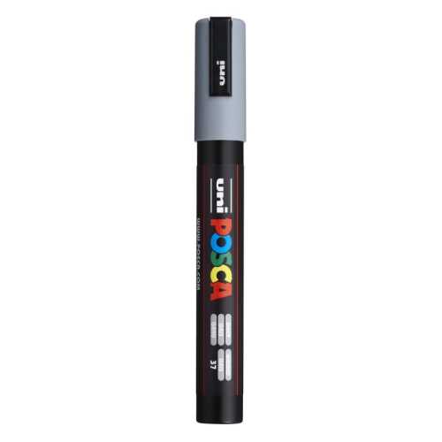 PC-5M Paint Markers, Medium Bullet Tip (1.8-2.5 mm), Grey