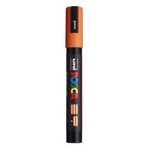 PC-5M Paint Markers, Medium Bullet Tip (1.8-2.5 mm), Orange