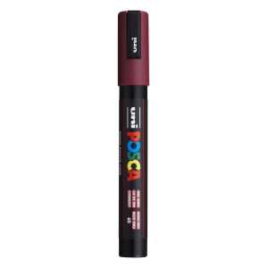 PC-5M Paint Markers, Medium Bullet Tip (1.8-2.5 mm), Red Wine