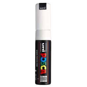 PC-7M Paint Markers, Broad Bullet Tip (4.5-5.5 mm), White