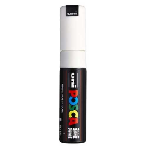 PC-7M Paint Markers, Broad Bullet Tip (4.5-5.5 mm), White