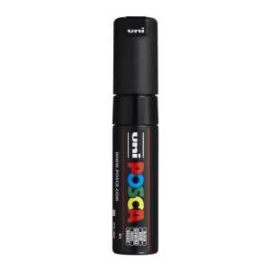 PC-8K Paint Markers, Broad Chisel Tip (8 mm), Black
