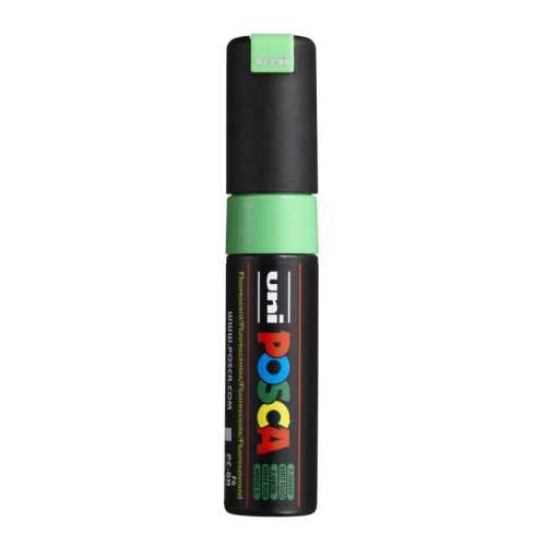 PC-8K Paint Markers, Broad Chisel Tip (8 mm), Fluorescent Green