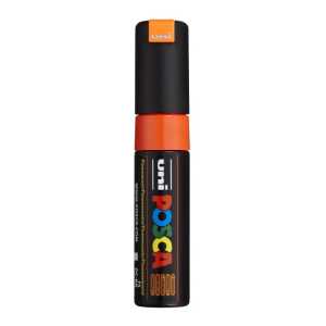 PC-8K Paint Markers, Broad Chisel Tip (8 mm), Fluorescent Orange