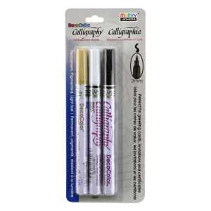 DecoColor&reg; Calligraphy Paint Markers, Color Set C, Set of 3