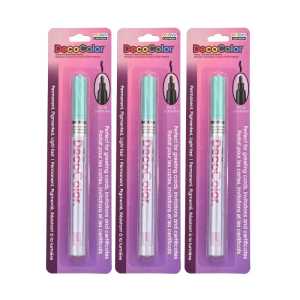 DecoColor&reg; Paint Marker, Fine Tip, 200-S, Peppermint #70, Set of 3
