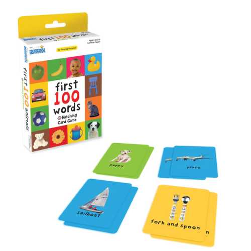 First 100 Words Matching Card Game