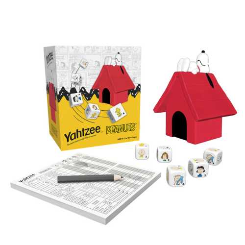 YAHTZEE&reg; Peanuts Dice Rolling Game