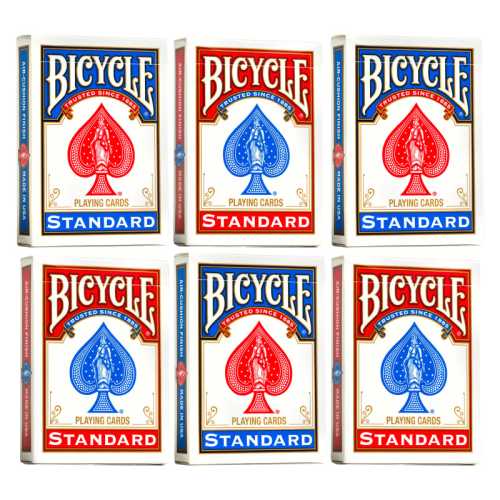 Standard Index Playing Cards, 6 Decks