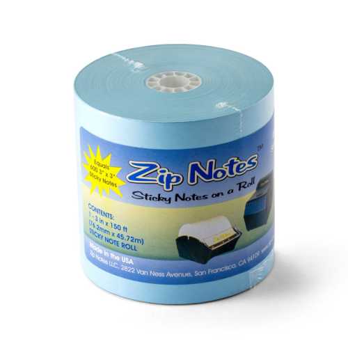 Zip Notes Refill Paper, Blue