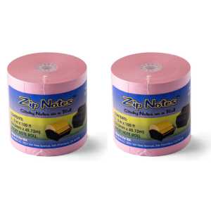 Zip Notes Refill Paper, Pink, Pack of 2