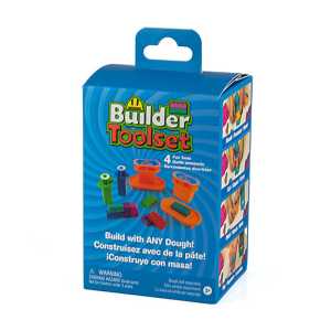 Builder Tool Set, 4-Piece Dough Molds