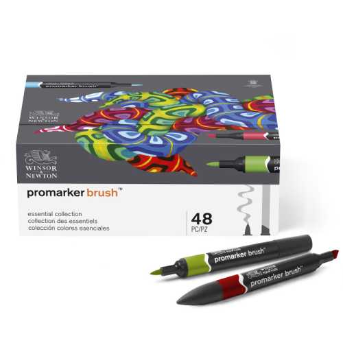 Promarker&trade; Brush, Essential Collection. Set of 48