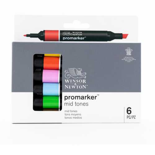 Promarker&trade;, Mid Tones, Set of 6