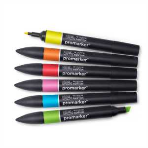 Promarker&trade;, Vibrant Tones, Set of 6