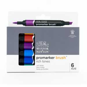 Promarker&trade; Brush, Rich Tones, Set of 6