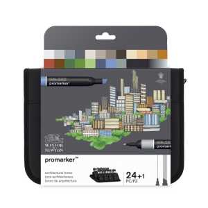 Promarker&trade; Architecture Zipper Wallet, Set of 24