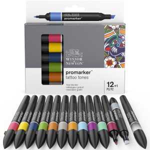 Promarker&trade; Tattoo Tones, Set of 12+1