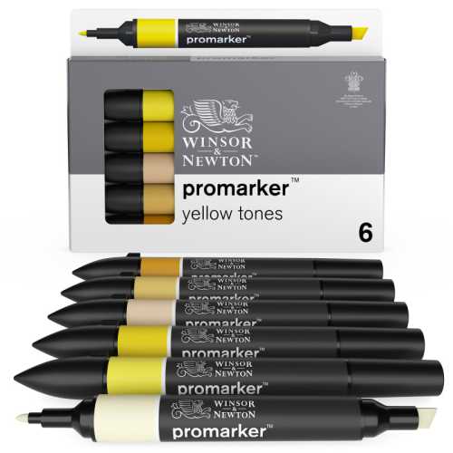 Promarker&trade; Yellow Tones, Set of 6