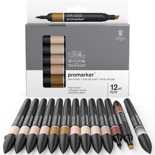 Promarker&trade; Skin Tones, Set of 12+1