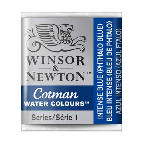 Cotman Watercolor Paint, Half Pan, Intense Blue