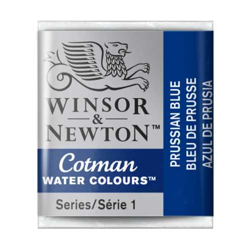 Cotman Watercolor Paint, Half Pan, Prussian Blue