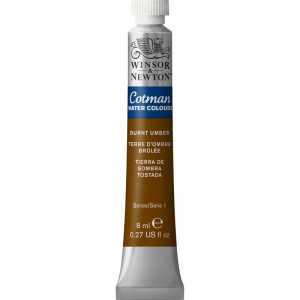 Cotman Watercolor Paint, 8 mL Tube, Burnt Umber