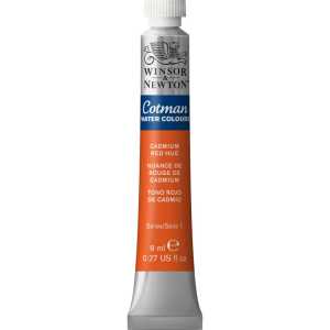 Cotman Watercolor Paint, 8 mL Tube, Cadmium Red Hue