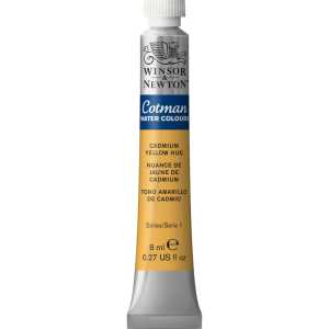 Cotman Watercolor Paint, 8 mL Tube, Cadmium Yellow Hue
