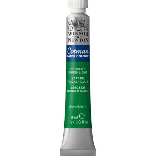 Cotman Watercolor Paint, 8 mL Tube, Hooker's Green Light