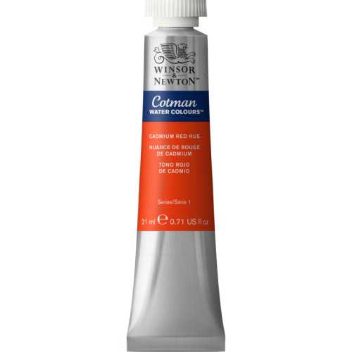 Cotman Watercolor Paint, 21 mL Tube, Cadmium Red Hue