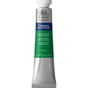 Cotman Watercolor Paint, 21 mL Tube, Intense Phthalo Green