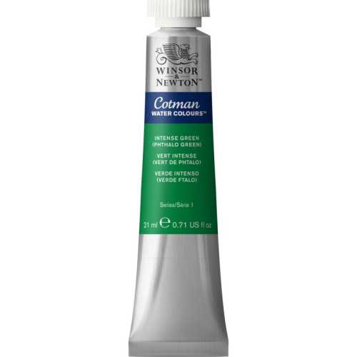 Cotman Watercolor Paint, 21 mL Tube, Intense Phthalo Green