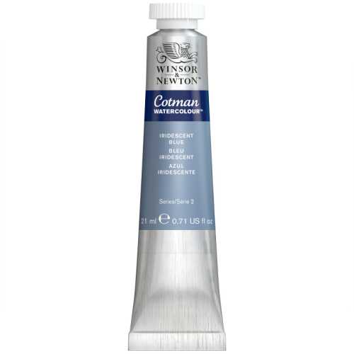 Cotman Watercolor Paint, 21 mL Tube, Iridescent Blue