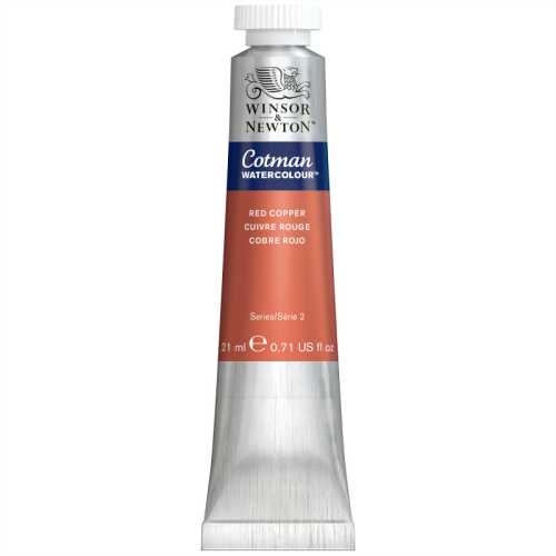 Cotman Watercolor Paint, 21 mL Tube, Red Copper