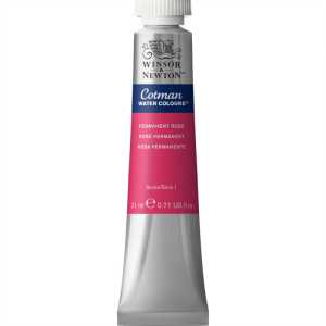 Cotman Watercolor Paint, 21 mL Tube, Permanent Rose