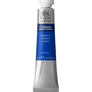 Cotman Watercolor Paint, 21 mL Tube, Ultramarine