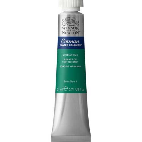 Cotman Watercolor Paint, 21 mL Tube, Viridian Hue