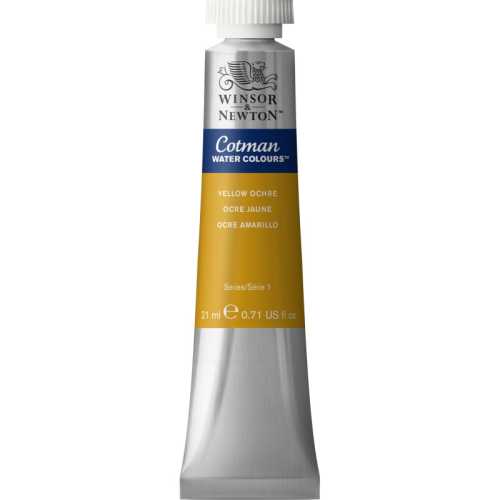 Cotman Watercolor Paint, 21 mL Tube, Yellow Ochre