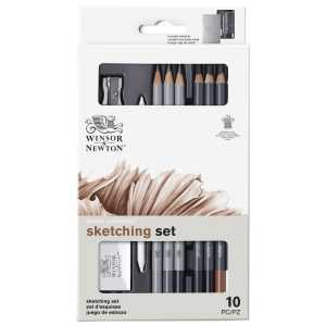Studio Collection Sketching Pencil Tin, Set of 10