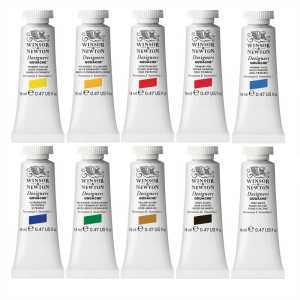 Designers Gouache Paint, Introductory Set, 14 mL Tubes, 10 Colors