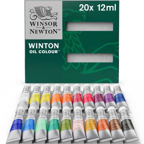 Winton Oil Color Paint, 12 mL Tubes, 20 Colors