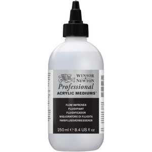 Professional Acrylic Medium, Flow Improver, 250 mL Bottle