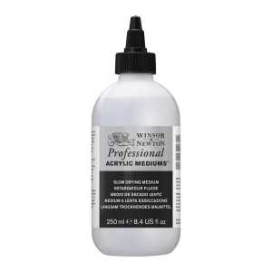 Professional Acrylic Medium, Slow Drying, 250 mL Bottle