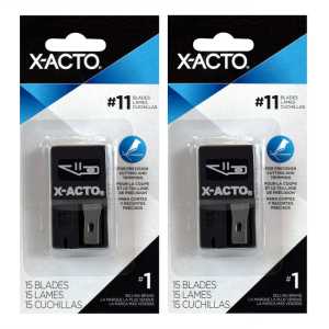 Nonrefillable Blade Dispenser, 15 Blades Per Pack, 2 Packs